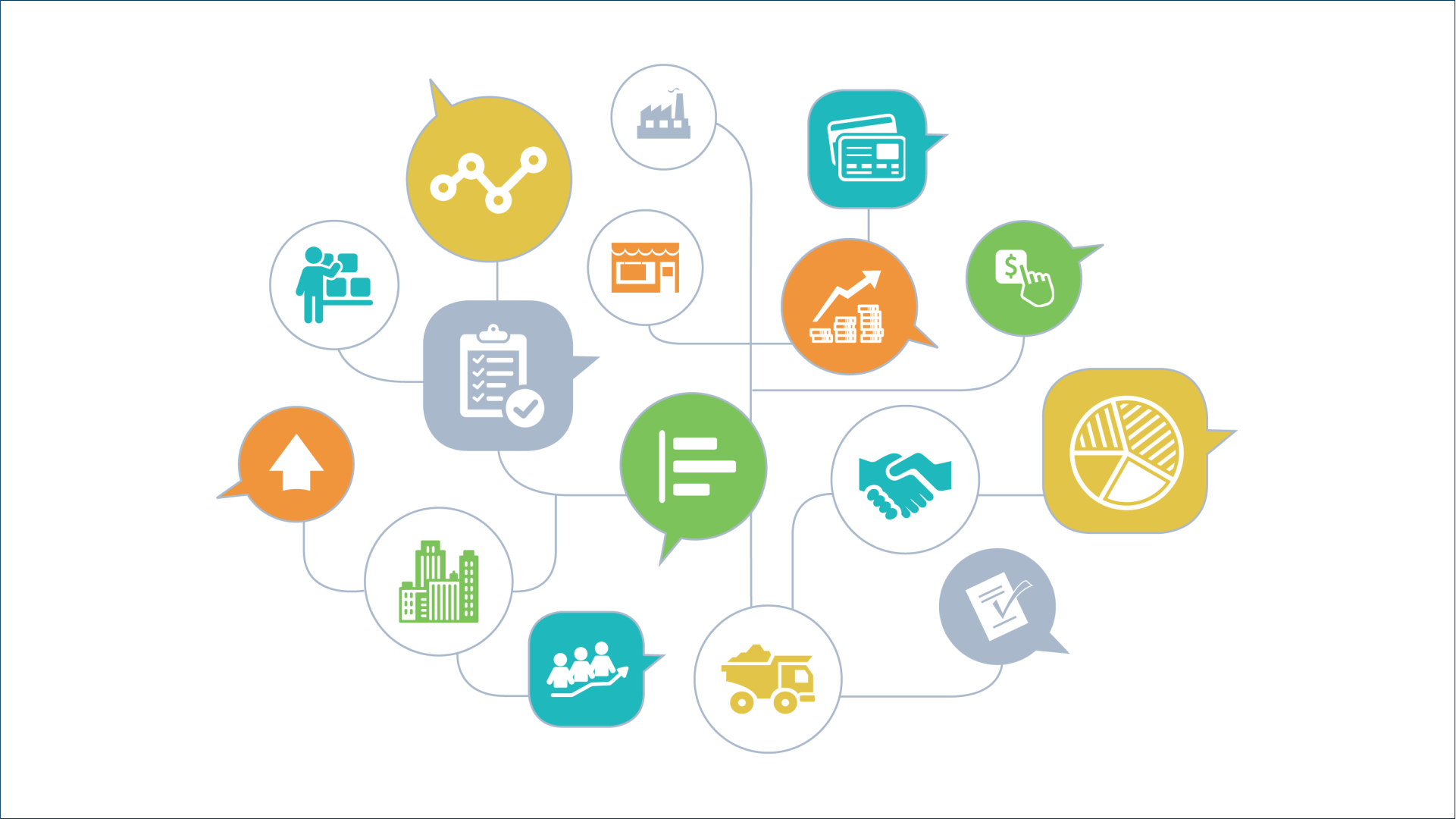 Icons that are related to maintaining a business