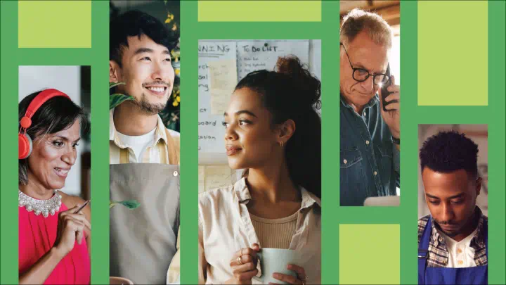 Small business owners working in their shops
