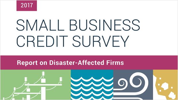 Cover of the Report on Disaster-Affected Firms based on the 2017 Small Business Credit Survey