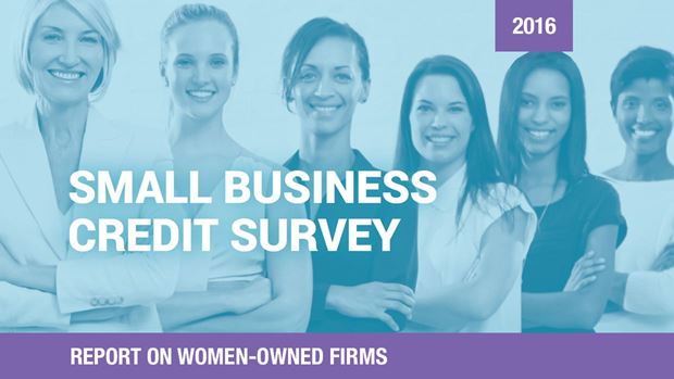 Cover of the Report on Women-Owned Firms based on the 2016 Small Business Credit Survey